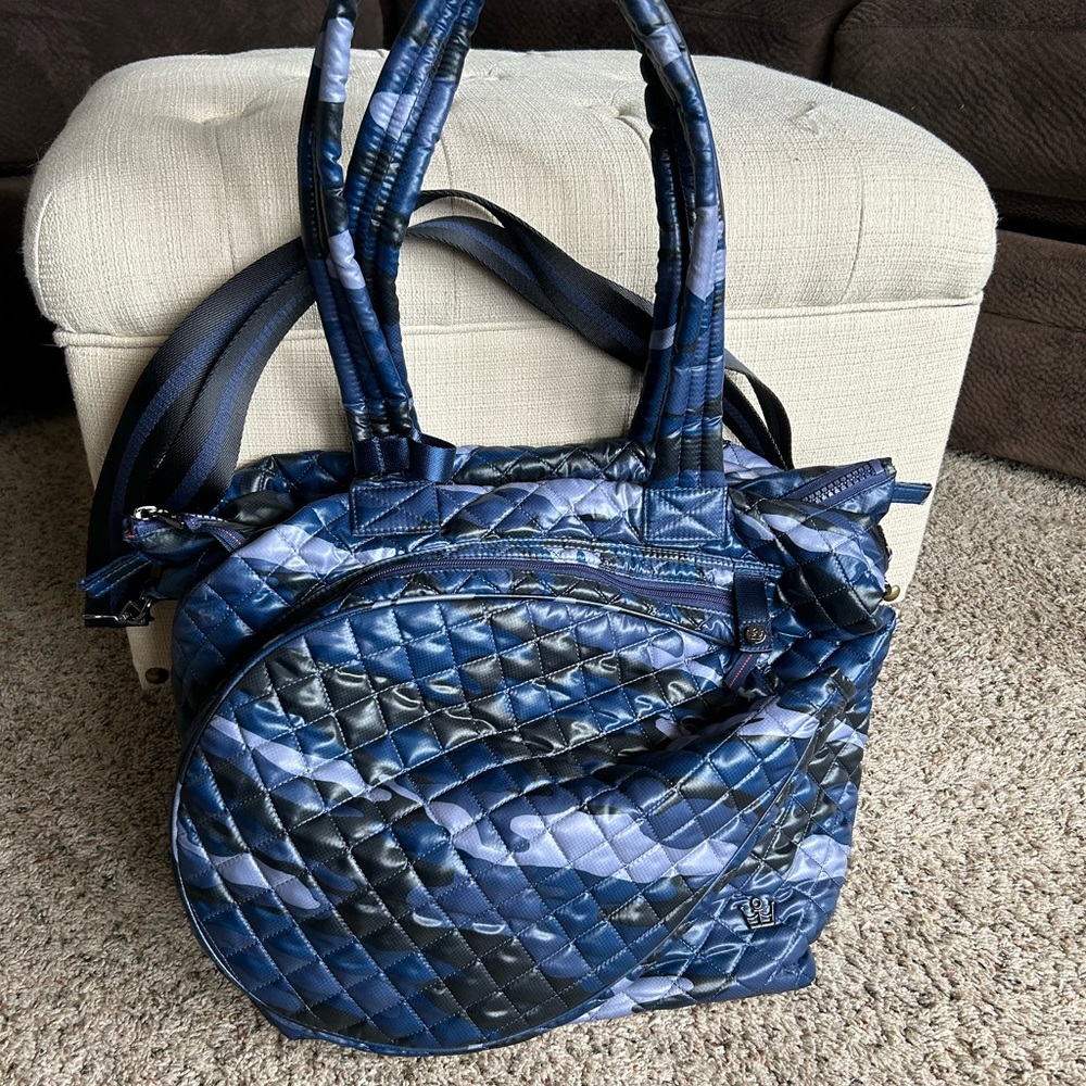 OLIVER THOMAS Blue Camo Tennis Bag